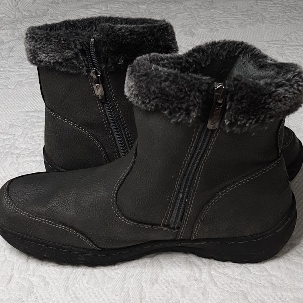 KHOMBU Gray Winter Booties - Picture 6 of 13